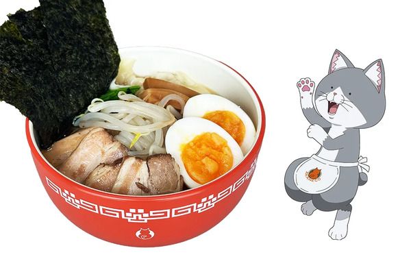 TVアニメ『ラーメン赤猫』と喜多方ラーメンの河京がコラボした、ラーメンセット発売！