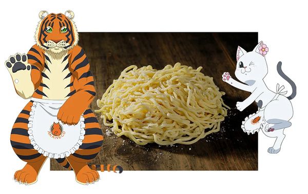 TVアニメ『ラーメン赤猫』と喜多方ラーメンの河京がコラボした、ラーメンセット発売！