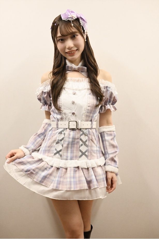 【写真】「ぷりぷり感、キャピキャピ感があって、アイドル衣装を着るのが恥ずかしかったです(笑)」川越紗彩さん
