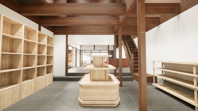 『ビームス ジャパン 太宰府』 店内