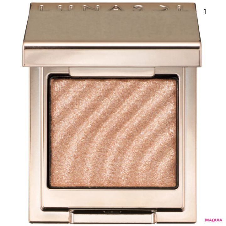 田中みな実 メイク MAQUIA（マキア） 1月号 表紙 アイメイク使用コスメ ルナソル モノアイカラーレーション EX14（限定色）