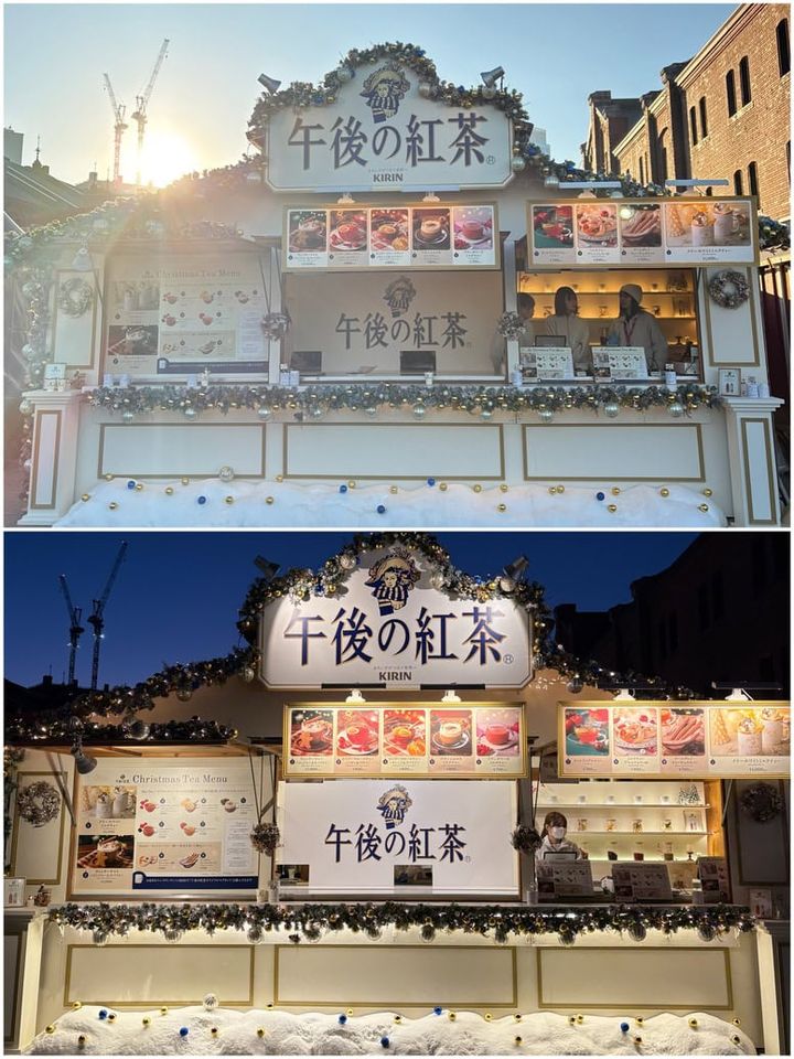 Christmas Market in横浜赤レンガ倉庫 午後の紅茶