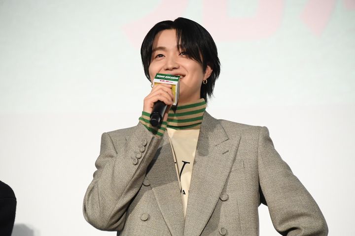 JUNON、突然の登場に会場騒然！ ウィンブレ完成披露を一瞬でかっさらうサプライズ