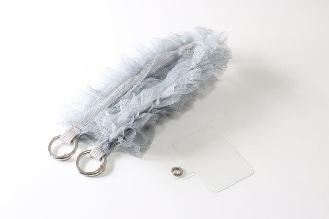 ハンドストラップ（チュール、シート付き）