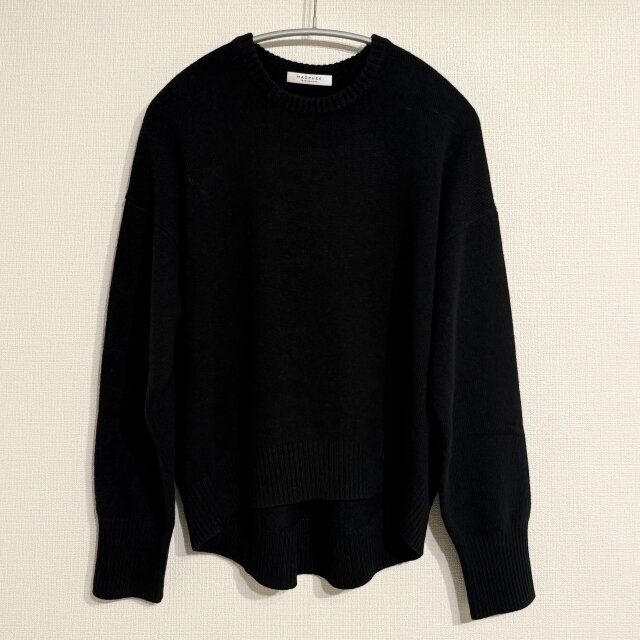 MACPHEEクルーネックプルオーバーのブラック