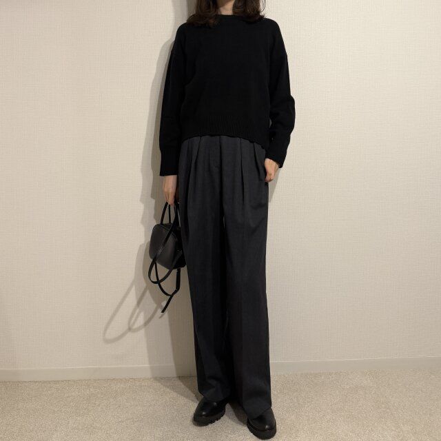 MACPHEEクルーネックプルオーバーのいまいちコーデ