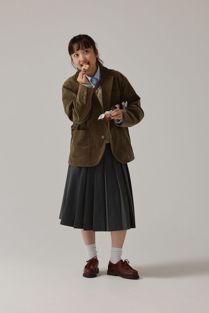 低身長さんのジャケットコーデ2選。今っぽくバランスよく着るには？【FUDGE FRIEND おしゃれさんの毎日コーディネート｜大島花菜】