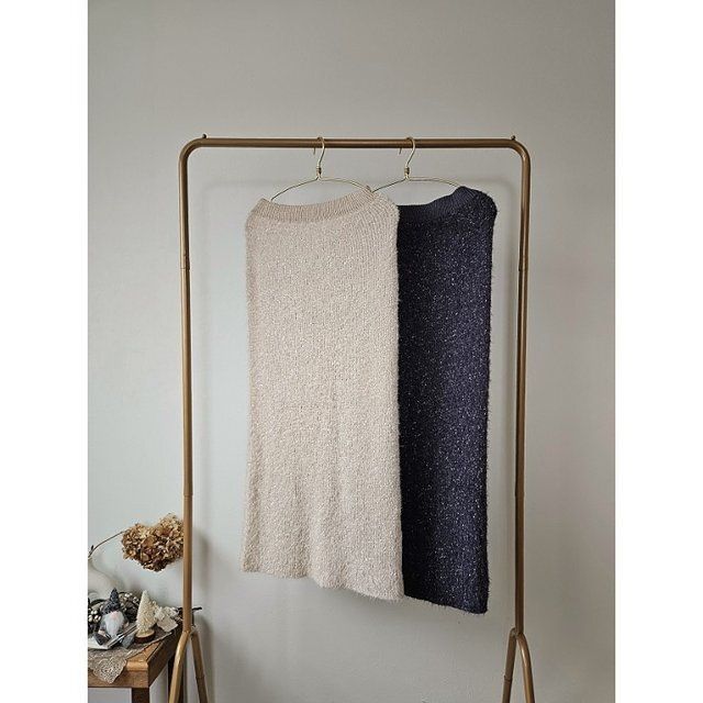 しまむらyuuペーパーヤーンシャギーニットスカート