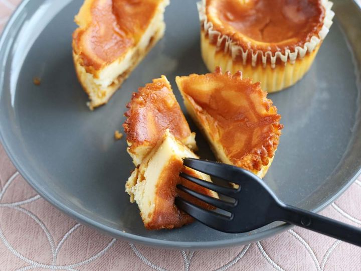 「簡単カラメルチーズケーキ」レシピ1-1