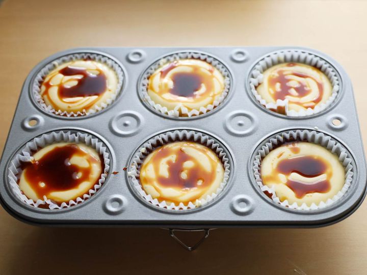 「簡単カラメルチーズケーキ」レシピ4-1