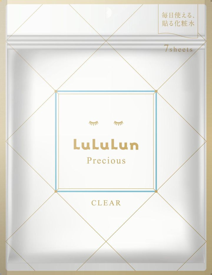 画像: 「ルルルンプレシャスWHITE（光彩スイッチ）」7枚入￥583、32枚入￥1,980 出典：ルルルン