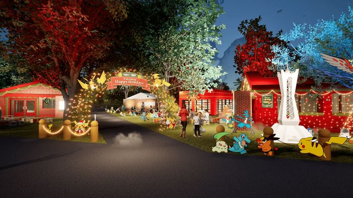 ポケモン 横浜赤レンガ倉庫『Pokémon LEGENDS Z-A』有料追加コンテンツ『M次元ラッシュ』配信記念「Pokémon Happy Holidays」