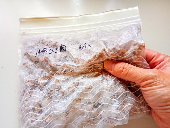 ひき肉、冷凍する人ちょっと待って！断然使うときにラクになる秘密の方法を公開♪