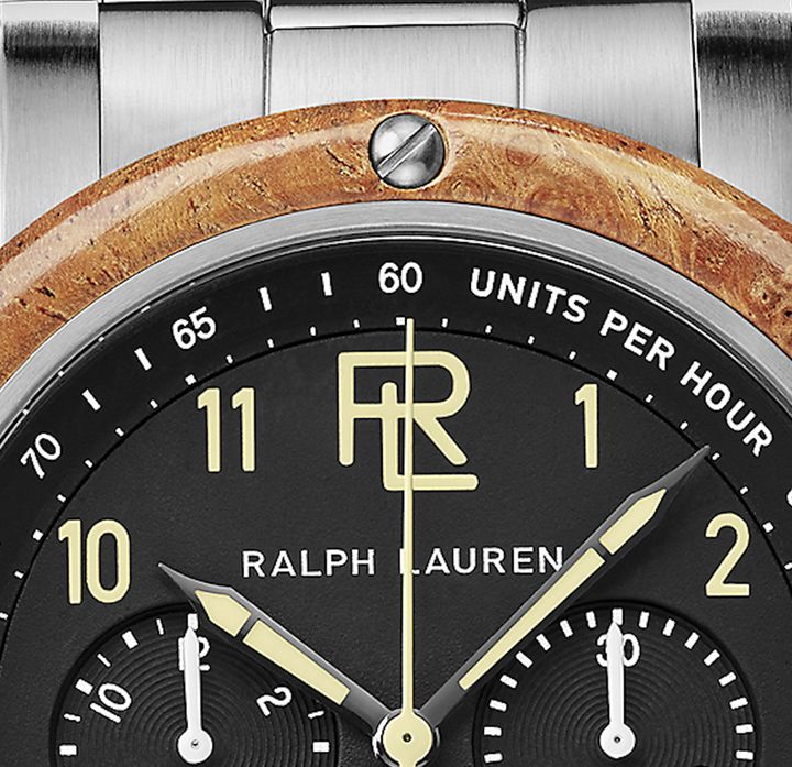 42MM クロノグラフ スティールウッドベゼル