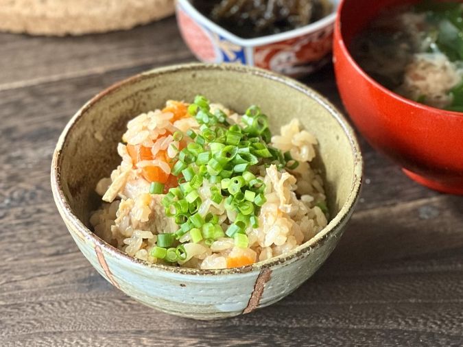 ポン酢炊き込みご飯