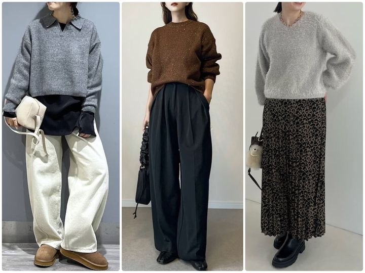 2025年の冬に40代が着たい！ 今っぽく仕上がる「大人のニットコーデ」を4パターンご紹介します！ ※画像出典：WEAR