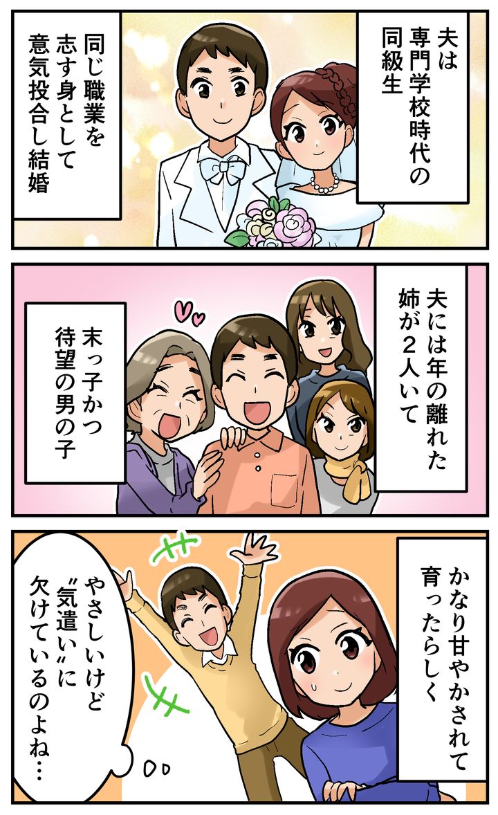 気遣いのできない夫1