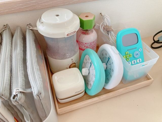 カテゴリに分けた収納