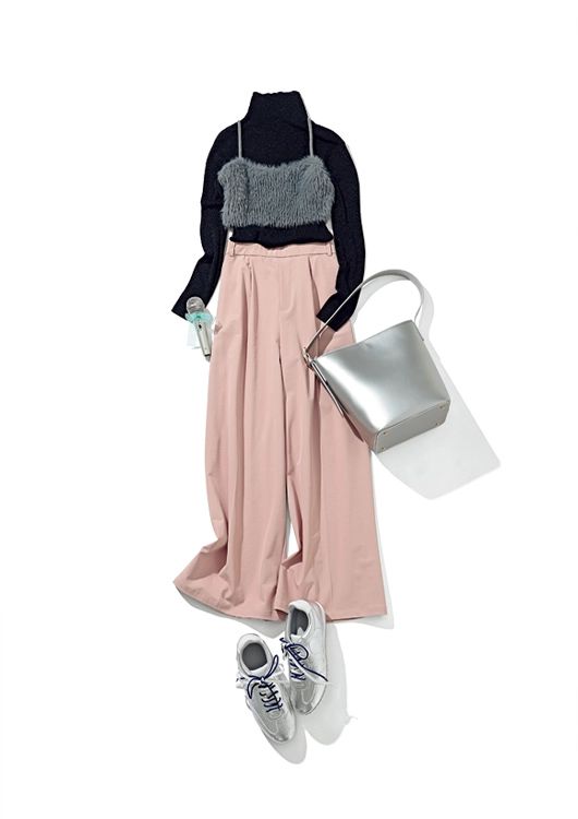 GUのニットビスチェが高見え！プチプラアイテムでつくる休日コーデ