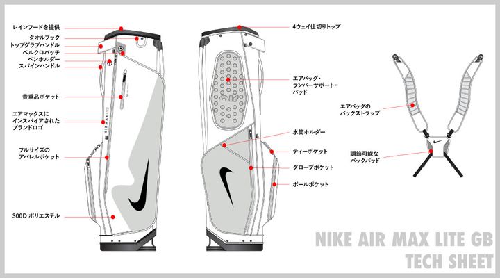 腰や肩の負担を軽減！特許技術を使ったキャディバッグでラウンドを楽しもう