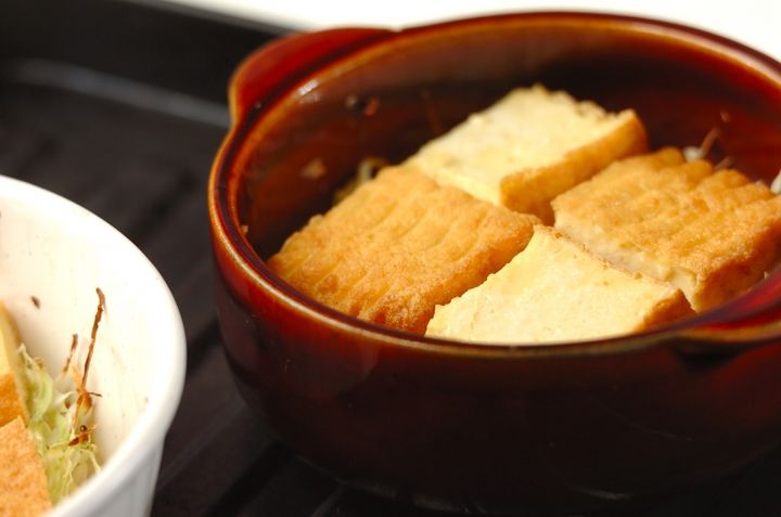 厚揚げのお好み焼き風の作り方2