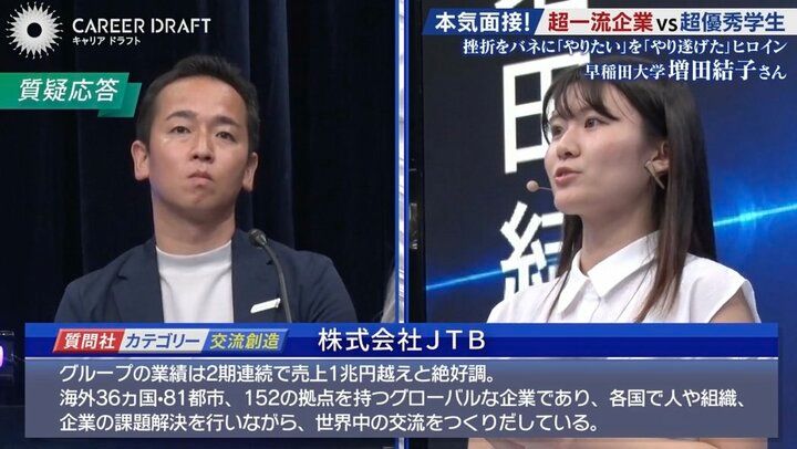 株式会社JTBの担当者と増田さん