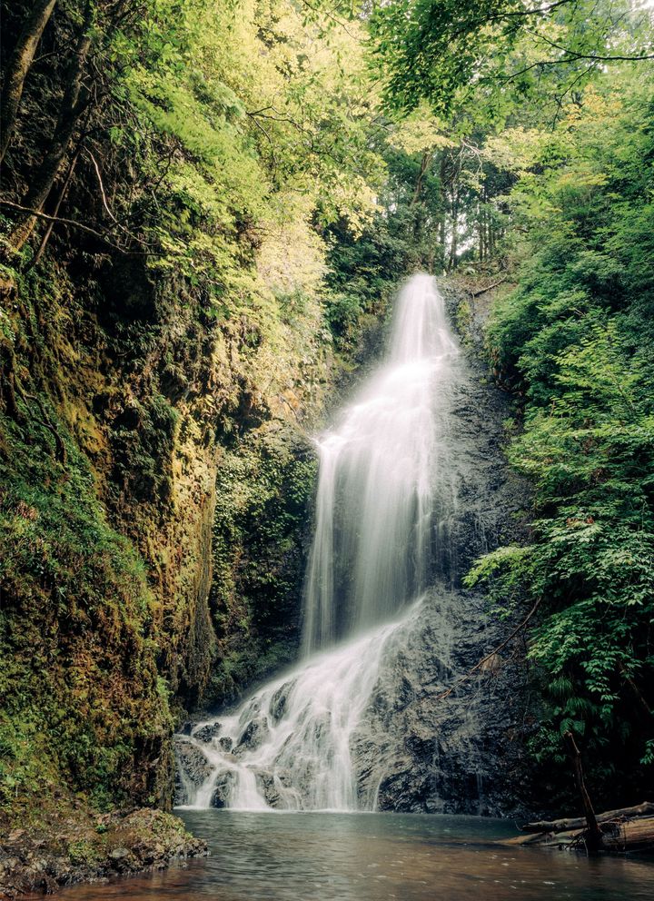 京北十景のひとつである滝又の滝。ROOTSのチャーターツアーにも組み込まれている。