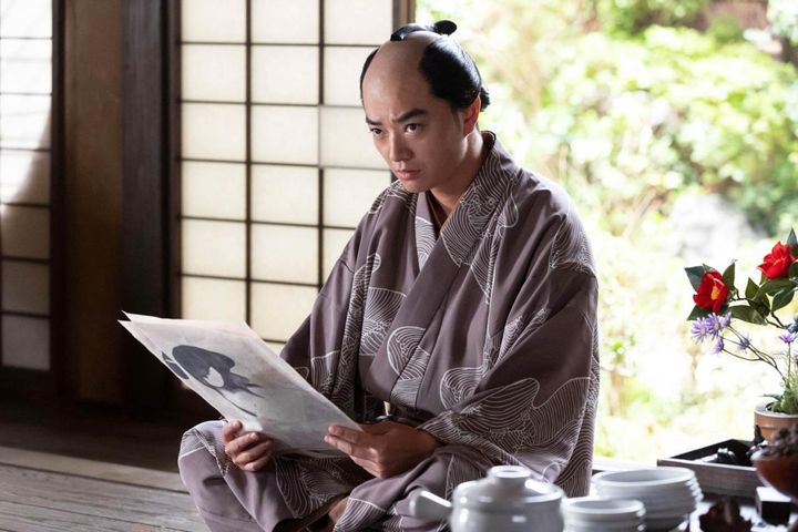 喜多川歌麿（染谷将太） 大河ドラマ「べらぼう～蔦重栄華乃夢噺～」第45回より ©️NHK