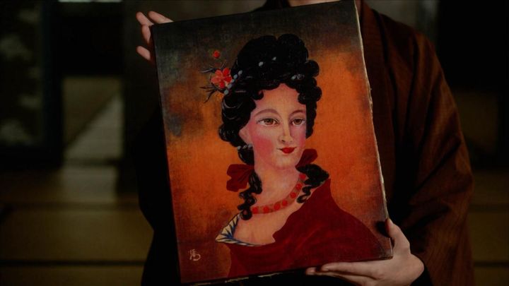 蘭画 大河ドラマ「べらぼう～蔦重栄華乃夢噺～」第45回より ©️NHK