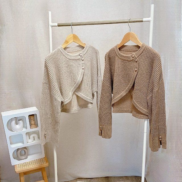 しまむらakane短丈ニットカーディガン