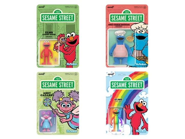 レトロな魅力あふれるスーパー7のリ・アクションフィギュア。パッケージもインテリアとして楽しめる