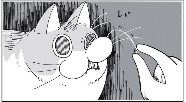 ゴミを取ろうとして （C）キュルZ／KADOKAWA