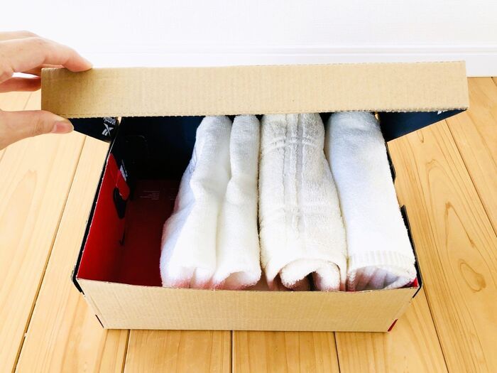 『靴の空箱』なんと裏返すだけで激変！こんな発想なかった♡今すぐ真似したい超簡単リメイク術