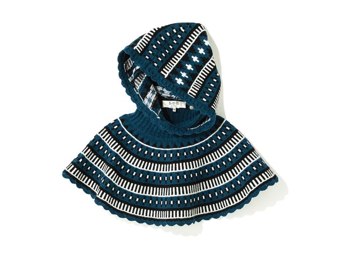 伝統柄をモダンにアレンジ。華やかなバラクラバで冬支度を