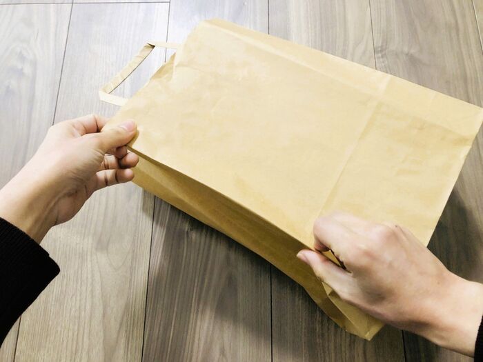 「紙袋のマチが足りない…」→