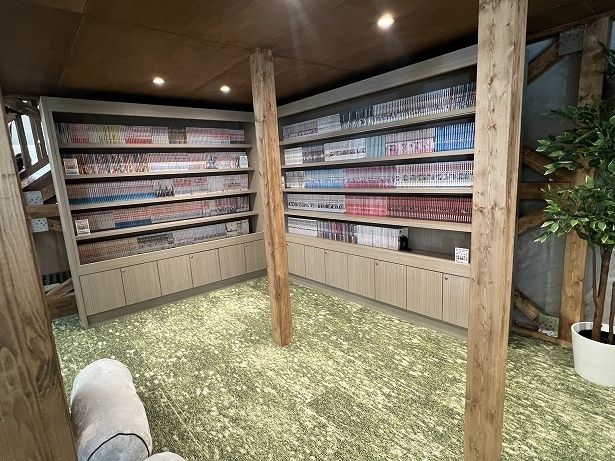 今や定番となったサウナや入浴後の漫画も