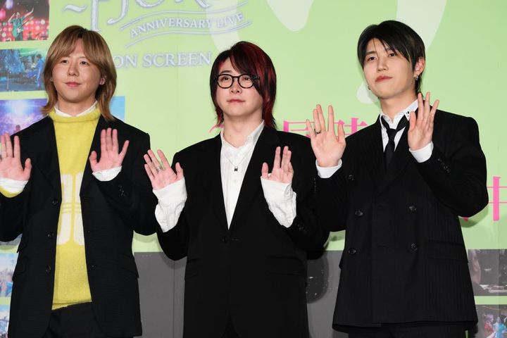 『MGA MAGICAL 10 YEARS SPECIAL GREETING ＆ CINEMA VIEWING』舞台あいさつに登壇したMrs. GREEN APPLE クランクイン！ width=