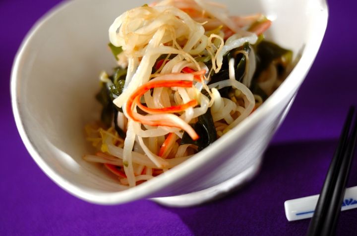 ワカメとカニカマの酢の物