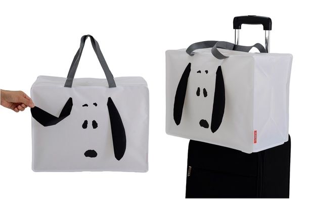 旅行にも普段使いにも！耳が動くスヌーピーの限定エコバッグ(非売品)