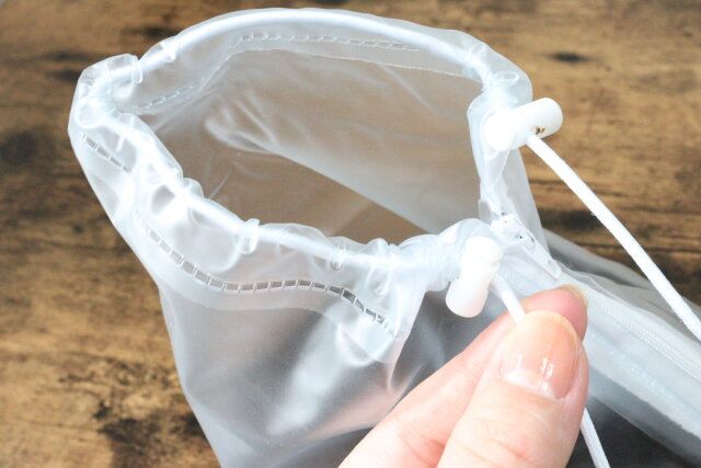 シューズカバー（透明、30.5cm） ゴムで調節