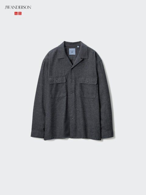 ブラッシュドコットンオーバーサイズシャツ