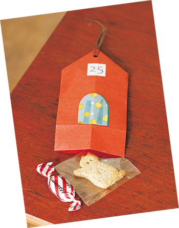 12月に入る前に作りたい！ 特大リースのアドベントカレンダー「リース＆アドベントハウスのカレンダー」の画像2