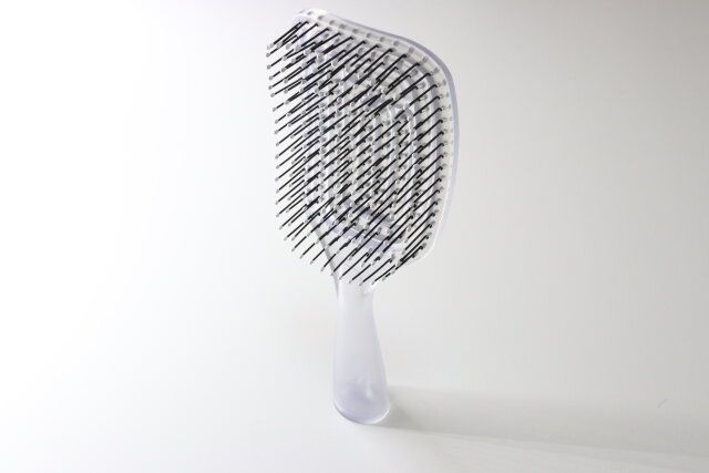 立てられる乾きやすいブローブラシ 自立