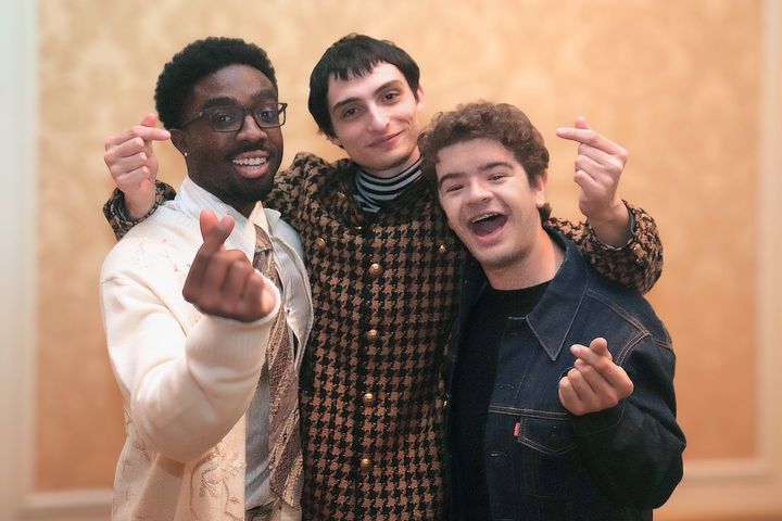 （左から）ケイレブ・マクラフリン、フィン・ヴォルフハル、ゲイテン・マタラッツォ クランクイン！ width=