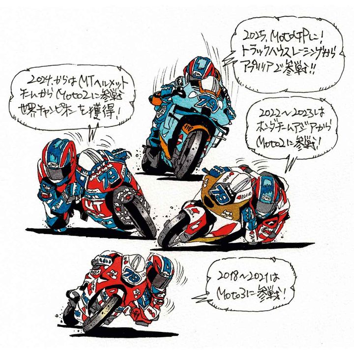 鮮烈なデビューを飾った小椋 藍のスライドコントロール【熱狂バイククロニクル】