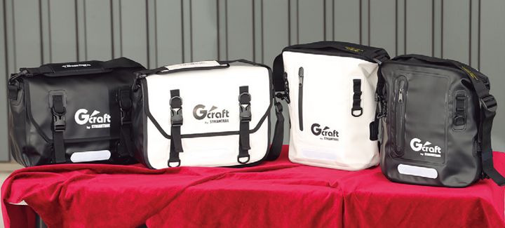 ツーリングでも街でも映える！Gcraftのサドルバッグ