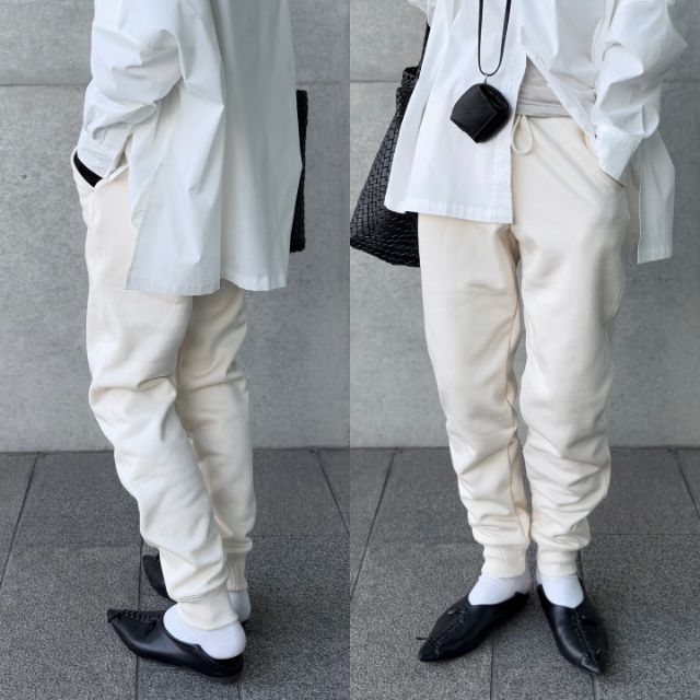 ヒートテックボアスウェットパンツを着たコーデ