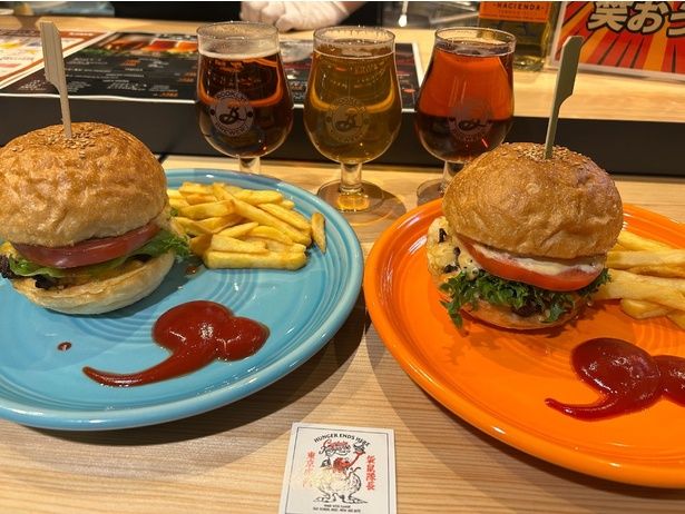 沖縄食材をふんだんに使用したソースがやみつきになるスペシャルバーガー