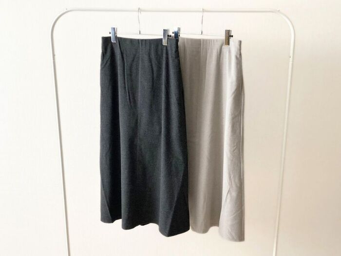【GU】シンプルだからこその着回し力！40代女子が履きたい「フレアスカート」。イロチで揃えるのが断然おすすめです♪