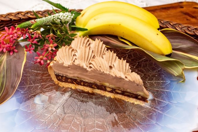 キルフェボン 「マカダミアチョコレートとバナナのタルト」